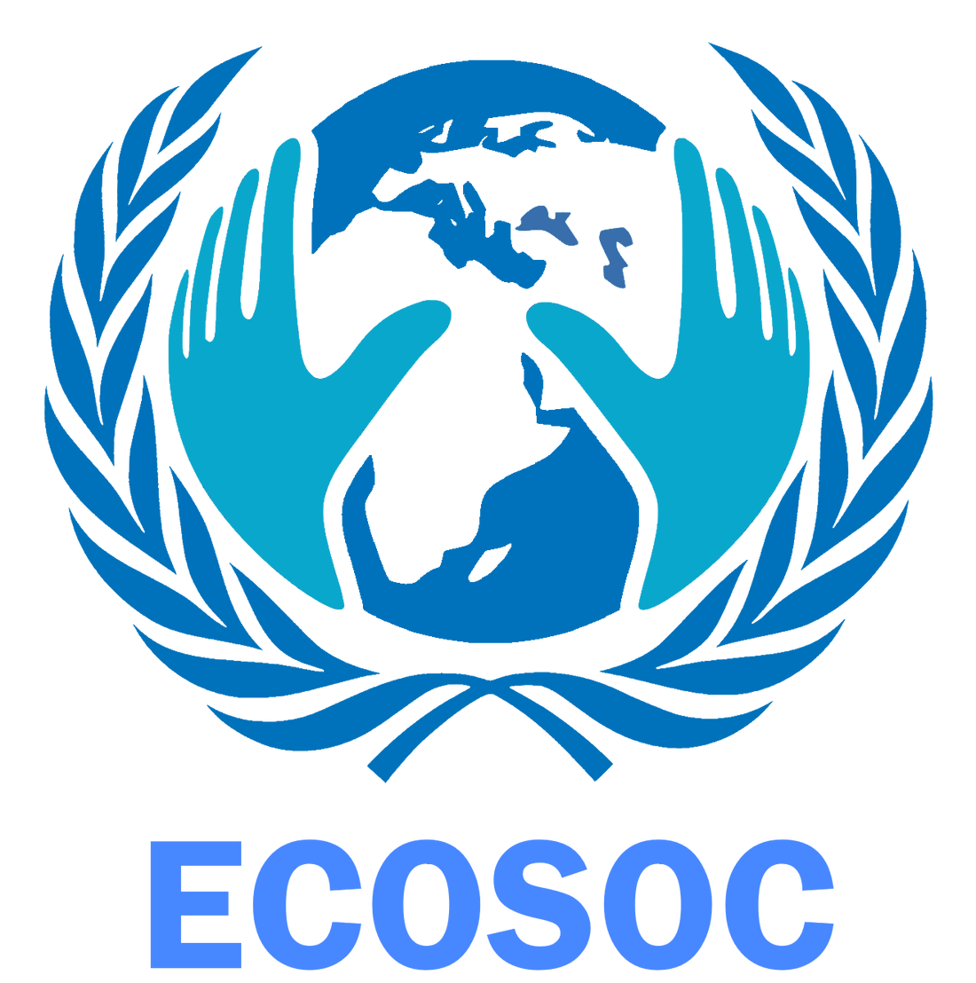 Социальный совет оон. Экономический и социальным советом ООН логотип. ЭКОСОС ООН логотип. Экономический и социальный совет ООН (ЭКОСОС). Экосок эмблема.